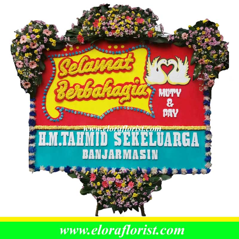 Bunga Papan Pernikahan Bandung SBWN-05