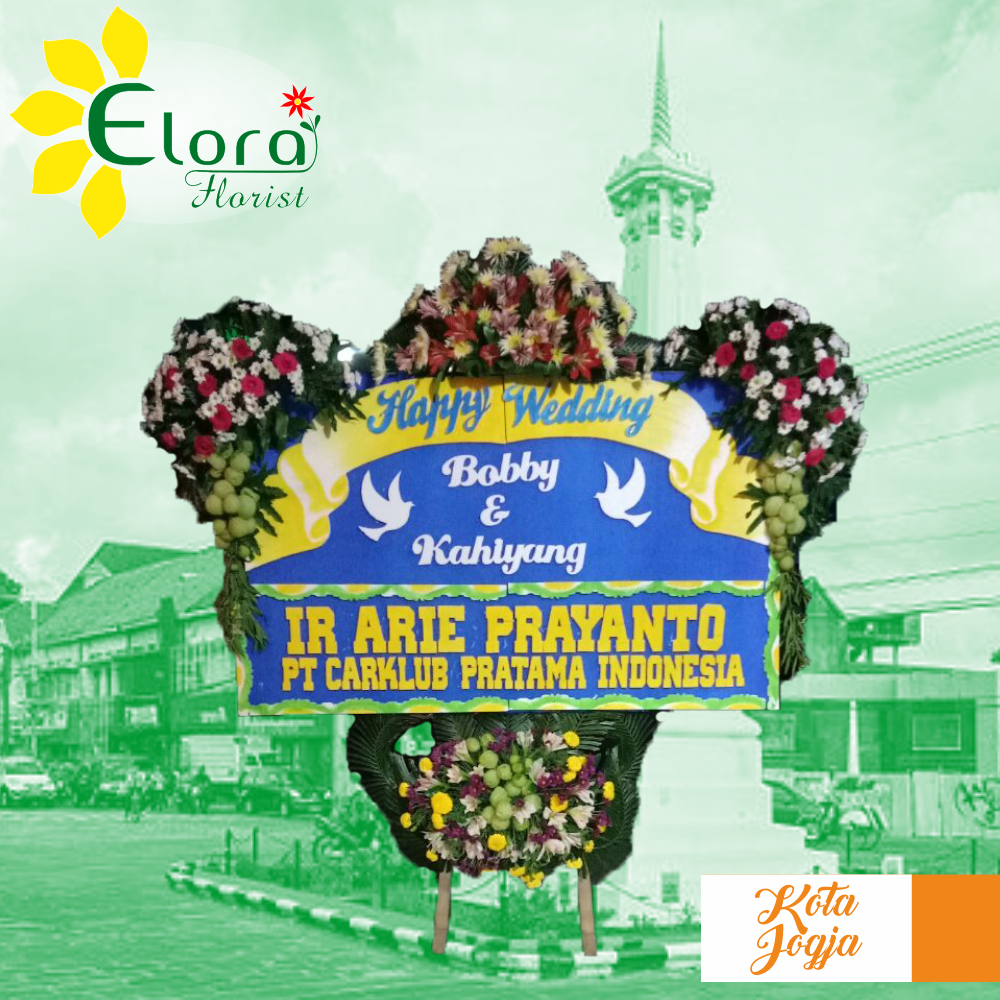 Bunga Papan Pernikahan Yogyakarta DIY-009