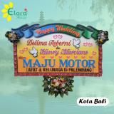 bunga papan pernikahan di bali