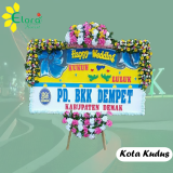 Bunga Papan Happy Wedding Kudus KDSW-004