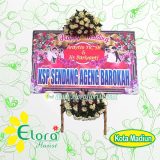 Bunga Papan Happy Wedding Madiun