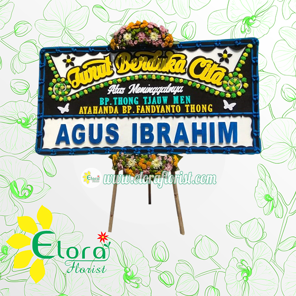 Bunga Papan Duka Cita Pangkal Pinang PKED-002