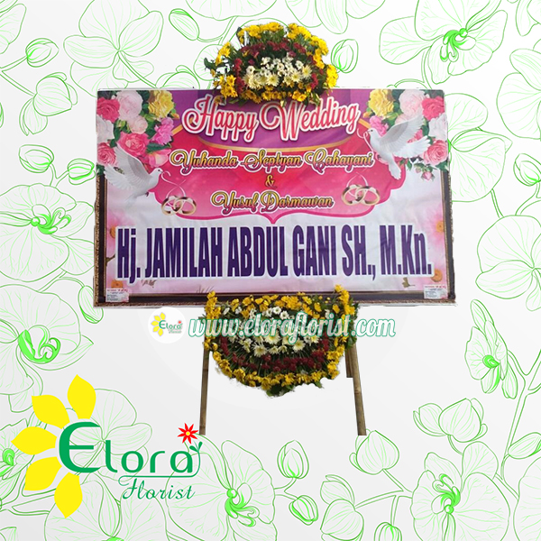 Bunga Papan Wedding Magetan MGTW-001