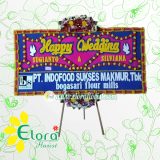 Bunga Papan Wedding Pangkal Pinang PKEW-002