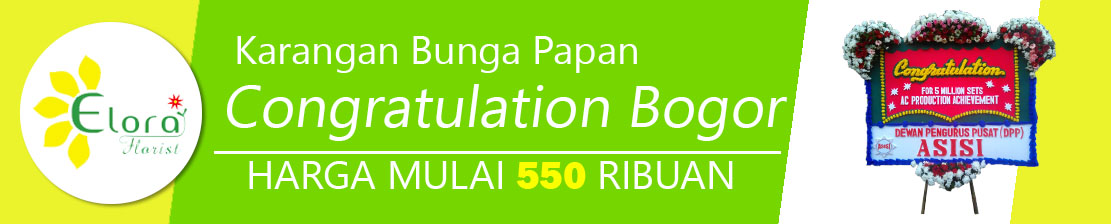 Karangan Bunga Papan Congratulation Bogor
