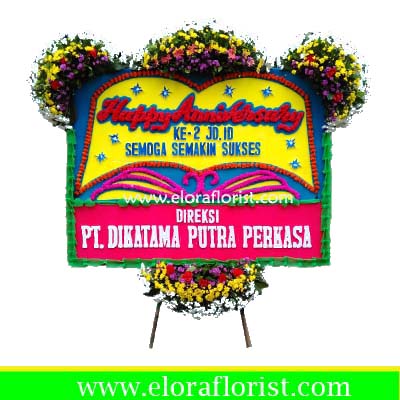 Bunga Papan Happy Anniversary EJKTC-012