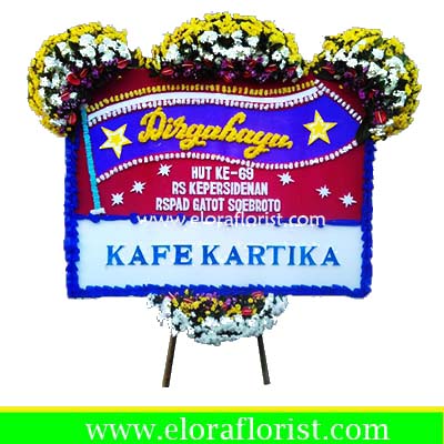 Bunga Papan Ucapan Dirgahayu EJKTC-016