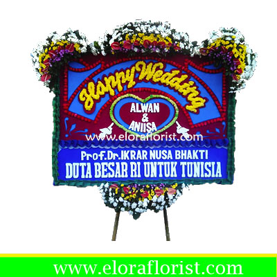 Bunga Papan Pernikahan EJKTW-015 Bunga Papan Pernikahan EJKTW-015