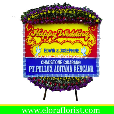 Bunga Papan Pernikahan EJKTW-023 Bunga Papan Pernikahan EJKTW-023