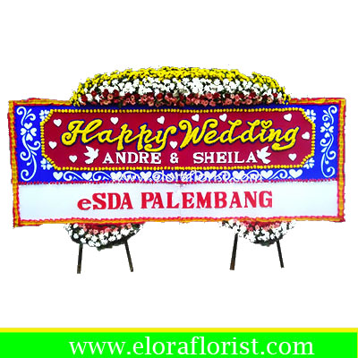 Bunga Papan Wedding EJKTW-030