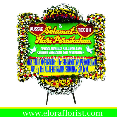 Bunga Ucapan Hari Pernikahan EJKTW-019