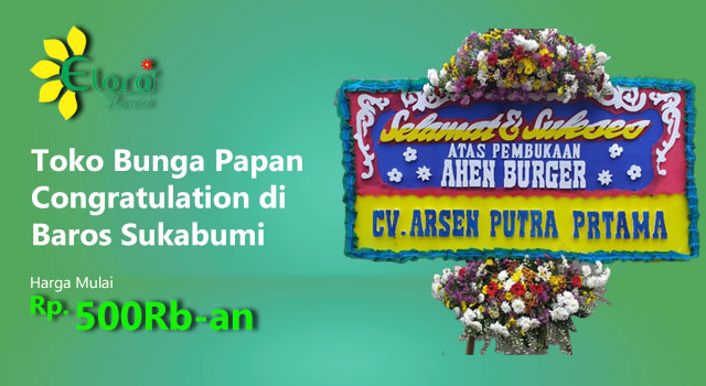 Toko Bunga Papan Congratulation di Baros Sukabumi