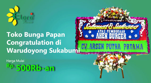 Toko Bunga Papan Congratulation di Warudoyong Sukabumi