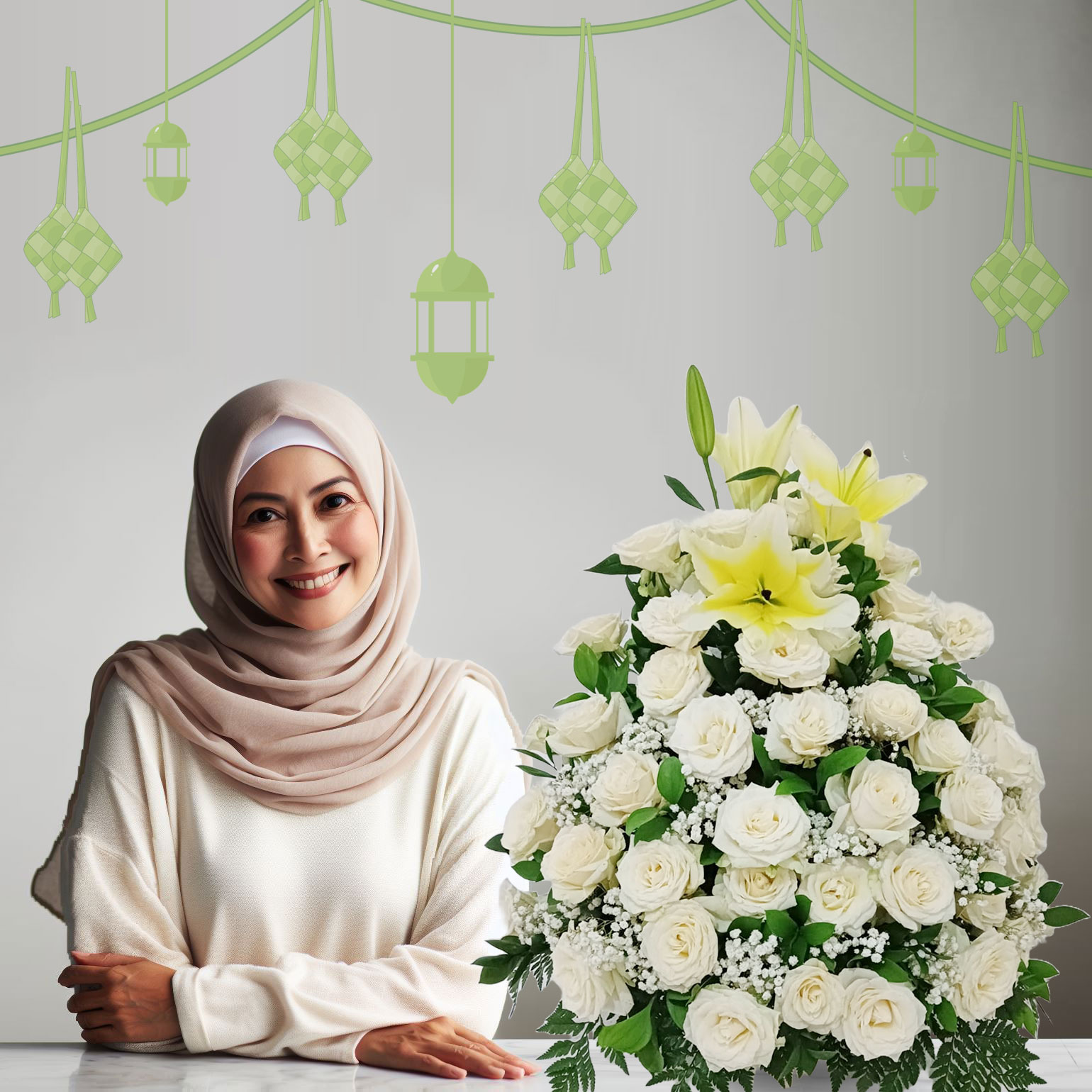 Bunga Meja Lebaran BML-005