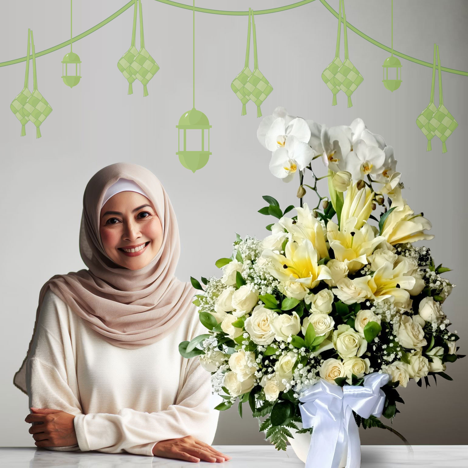 Bunga Meja Lebaran BML-006