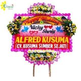 Bunga Papan Happy Wedding Solo SLOW-006