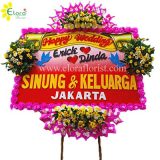 Bunga Papan Happy Wedding Solo SLOW-007