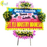 Bunga Papan Happy Wedding Surakarta SLOW-012