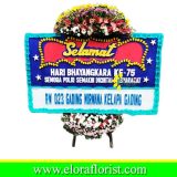 Bunga Papan Ulang Tahun Bhayangkara PCSO-006