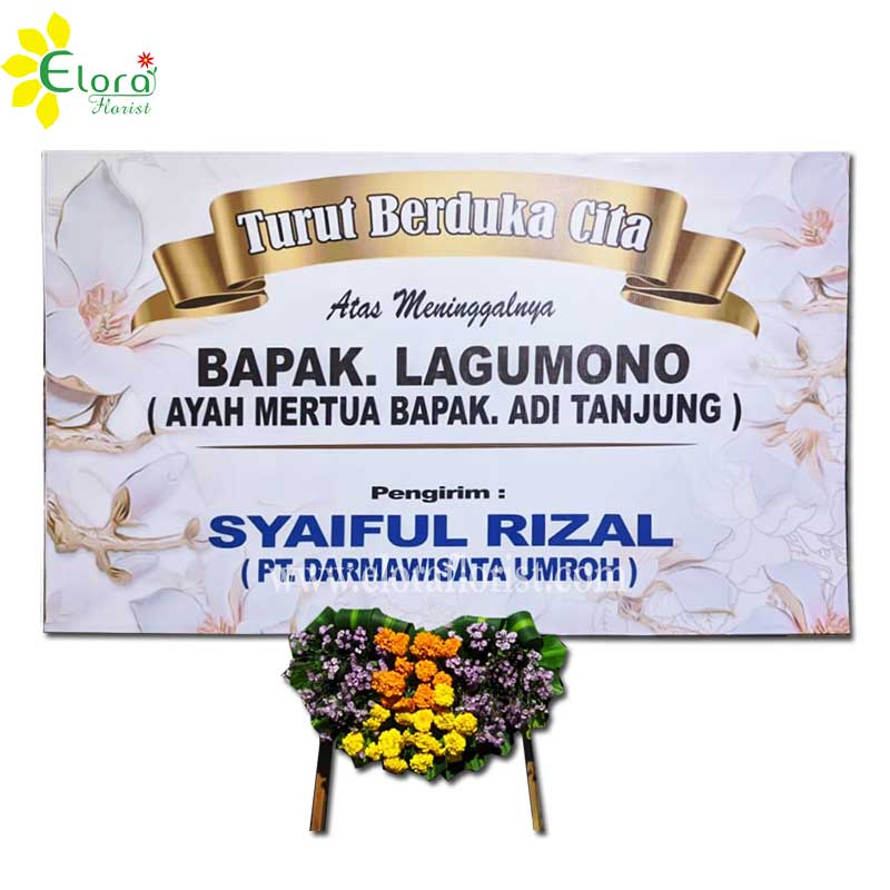 Bunga Papan Duka Cita Gresik GRDC-003