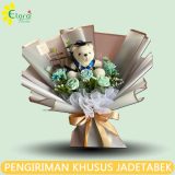 Handbouquet Bunga Plastik HBPL-003