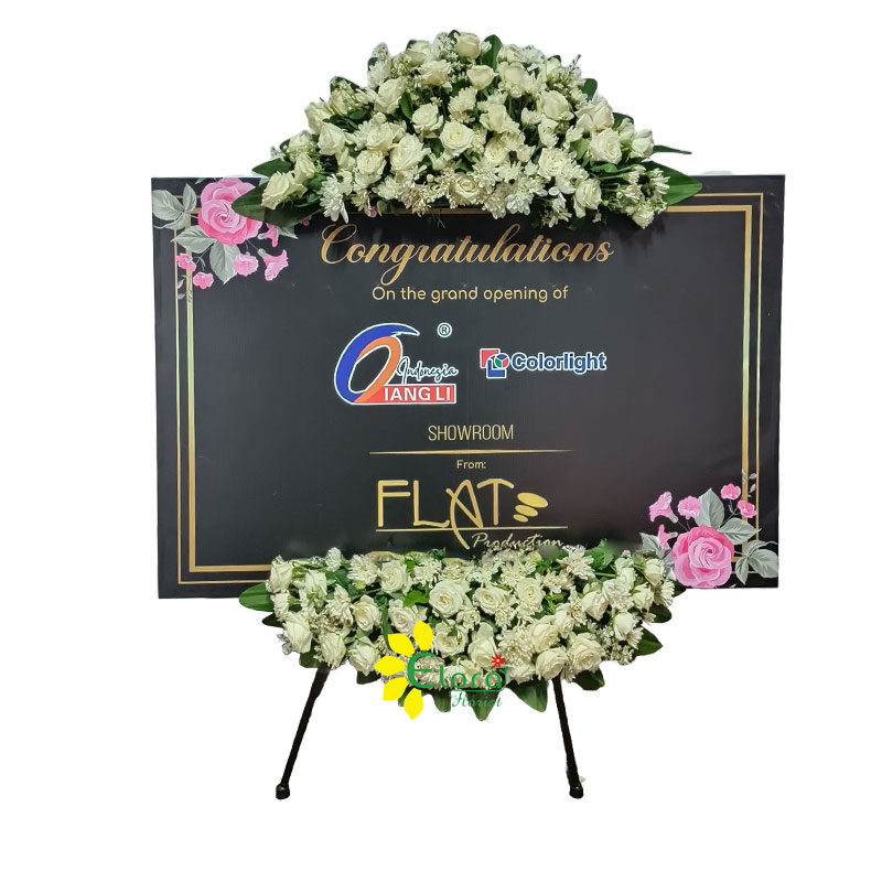 PPLC - 002 Papan Printing Congratulation Bunga Segar - Gambar 5