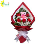 Bouquet Valentine Val HBL-004 Merah