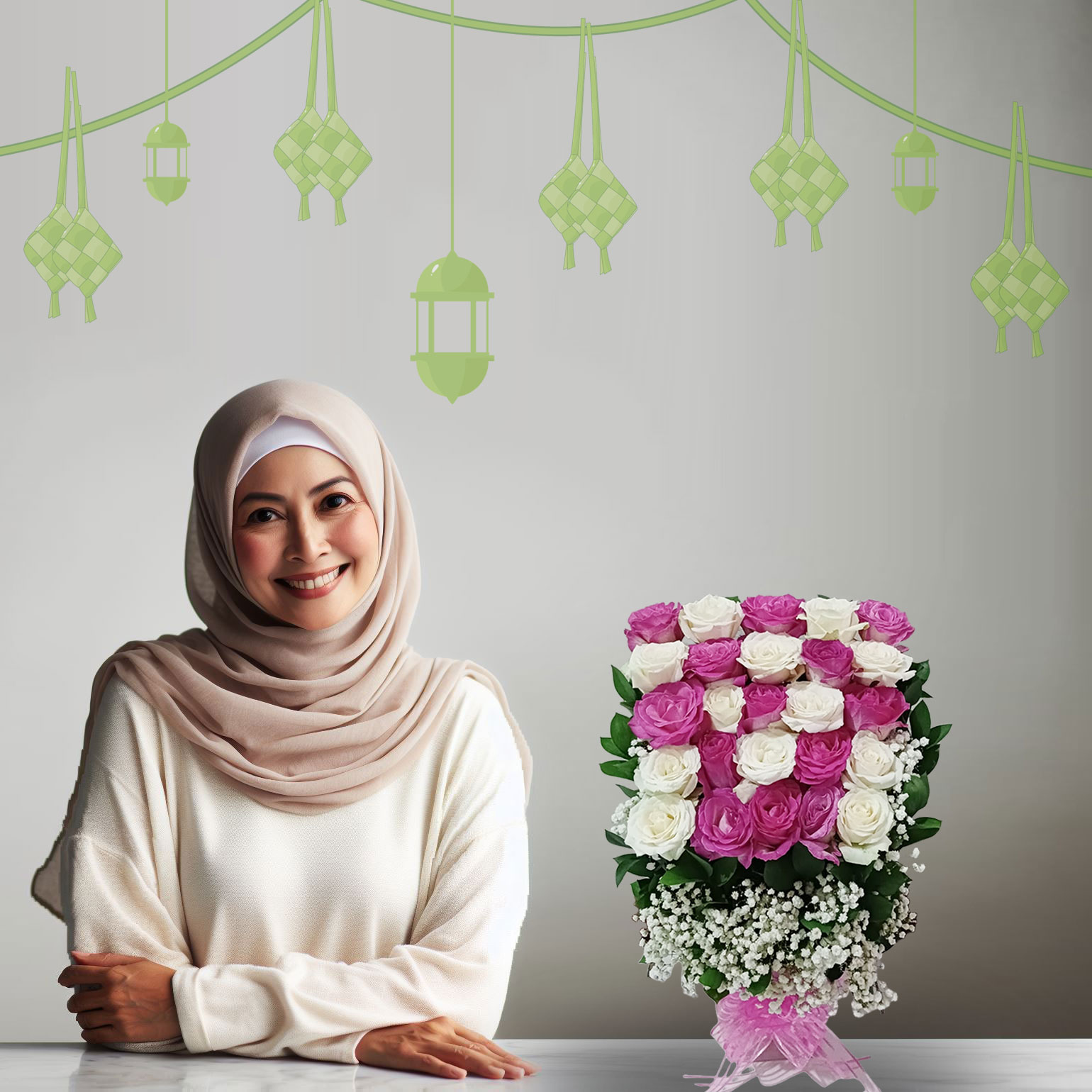 Bunga Meja Lebaran BML-014