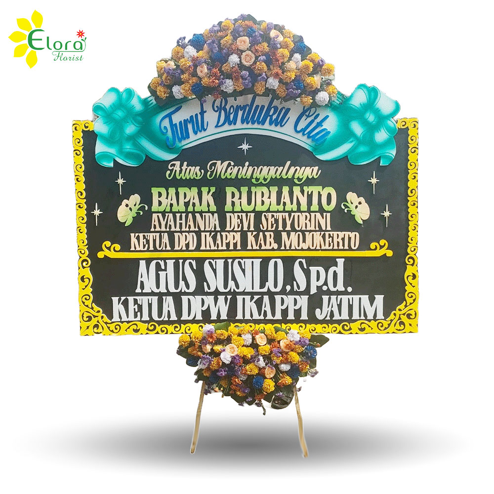 Bunga Papan Duka Cita Mojokerto RMJE-005