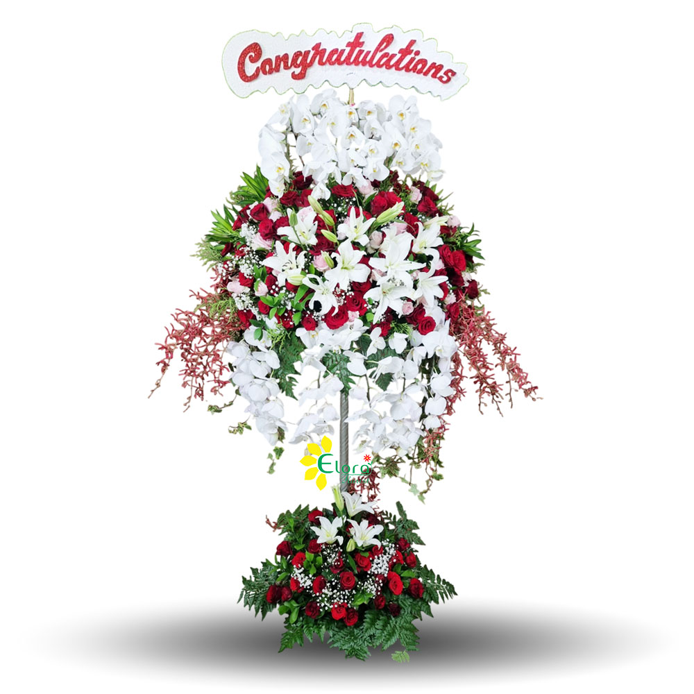 Standing Flowers Congratulations STC-056