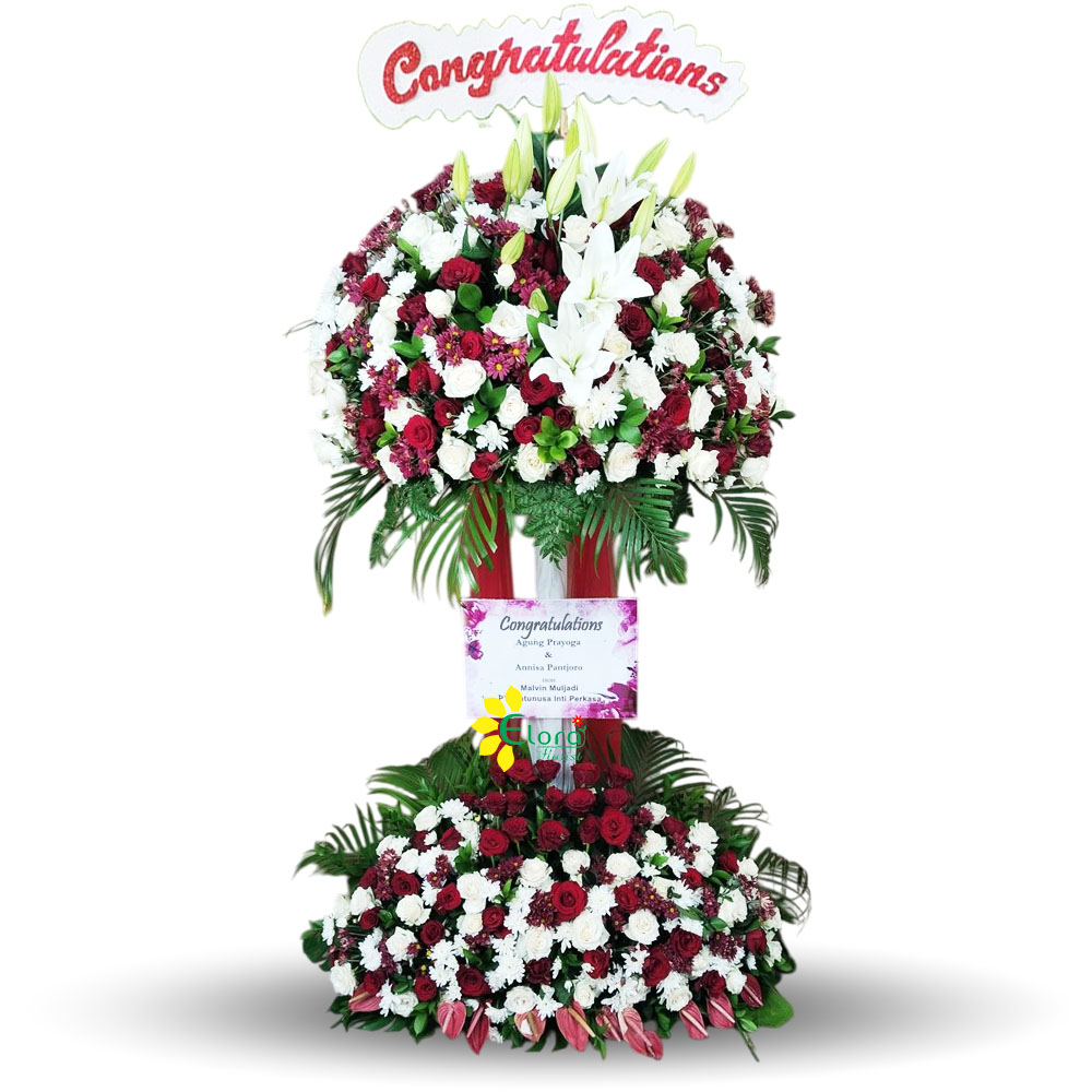 Standing Flowers Congratulations STC-059 Standing Flowers Congratulations STC-059