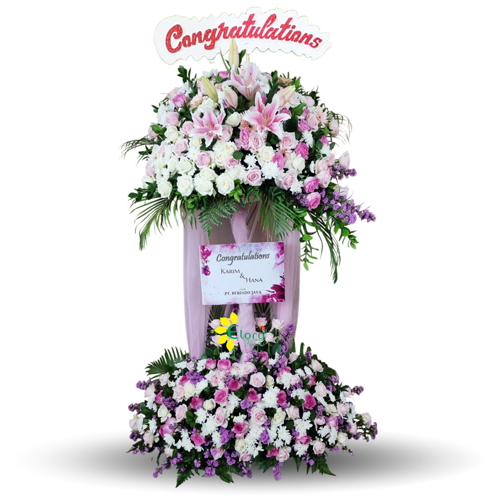 Standing Flowers Congratulations STC-060