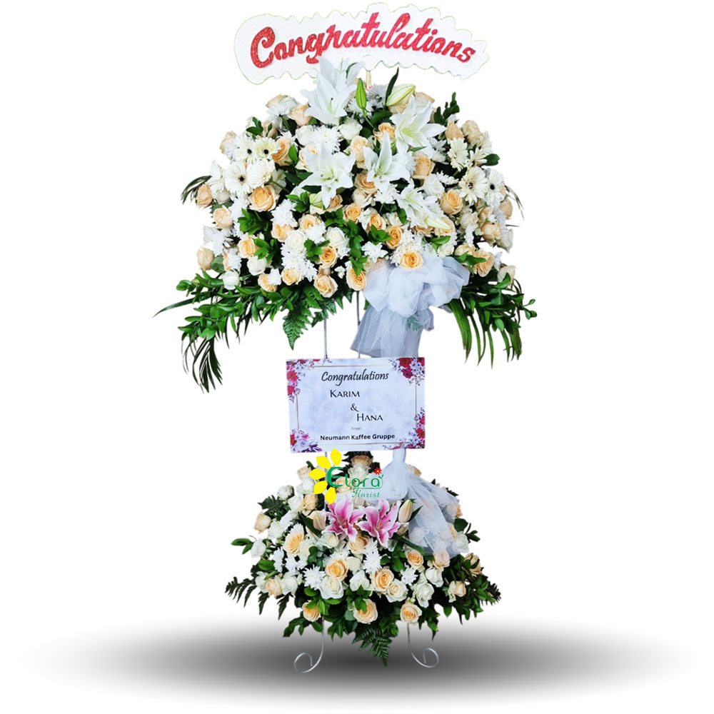 Standing Flowers Congratulations STC-061 Standing Flowers Congratulations STC-061
